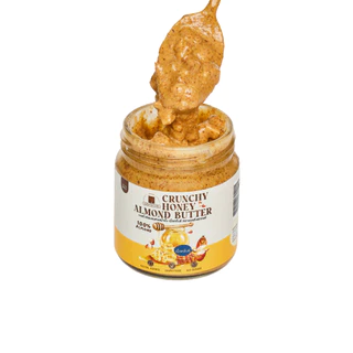 (พร้อมส่ง)เนยถั่วคลีน เนยถั่วอัลมอนด์รสน้ำผึ้ง เนื้อครั้นชี่ Crunchy Honey Almond butter