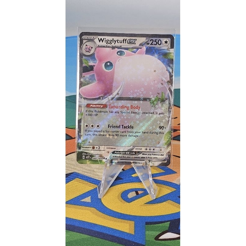 Pokemon Card "Wigglytuff EX 040/165" ENG 151