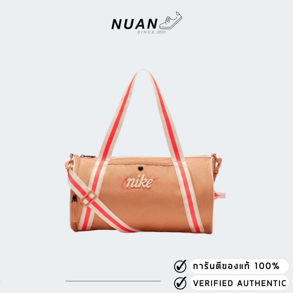 กระเป๋า Nike  ของแท้ ป้ายไทย DR6261-225 NK HERITAGE DUFFLE กระเป๋าถือสะพาย