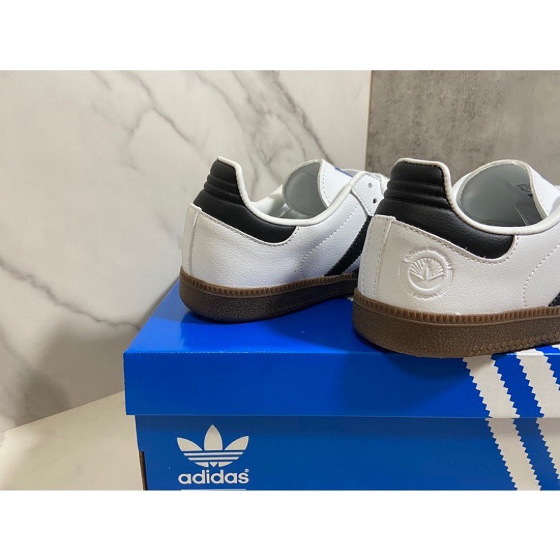 รองเท้าผ้าใบ Samba OG Classic Leather มีกล่อง, กระดาษ, ใบเสร็จ
