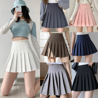 มีทั้งหมด7สี กระโปรงพลีท กระโปรงเทนนิส มีซับในตัว เเบบสั้น แ…