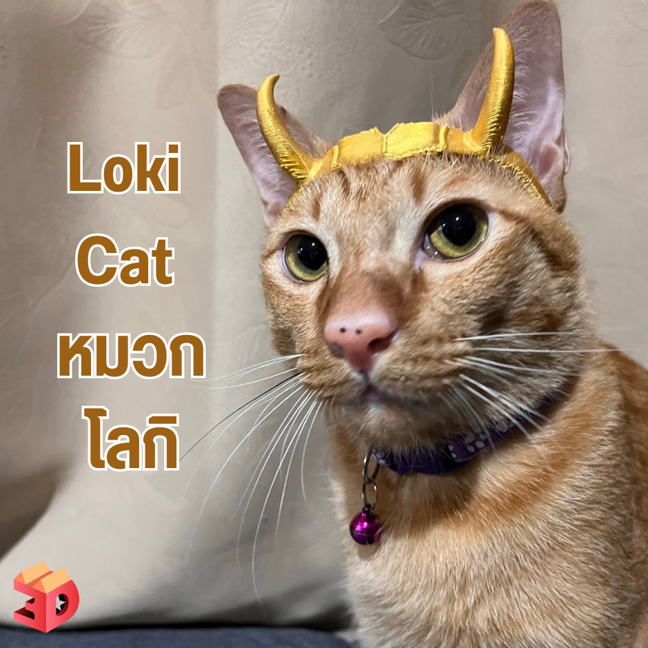 หมวกโลกิ สำหรับสัตว์เลี้ยง loki cat ปลอกคอแมว เครื่องแต่งกายแมวผ้าพันคอสามเหลี่ยมหมวก สําหรับสัตว์เลี้ยง สุนัข แมวปีใหม่