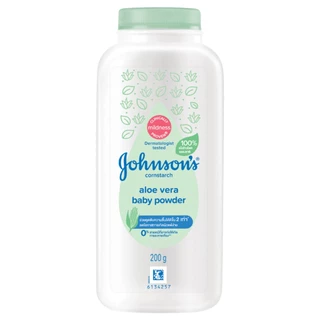Johnson's Baby - Aloe&E Cornstarch Powder green (200 g.) แป้งเด็ก จอห์นสัน คอร์นสตาร์ช อโลเวร่า เบบี้ พาวเดอร์