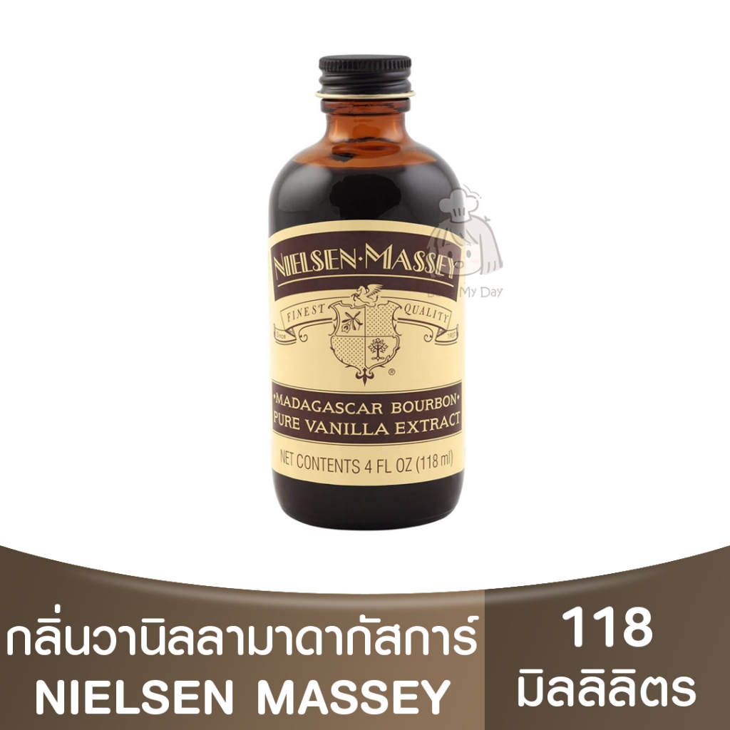 เนลเซน มัสเซย์ สารสกัดวานิลลาบริสุทธิ์ 59, 118 มิลลิลิตร Nielsen Massey Pure Vanilla Extract / กลิ่นวนิลา