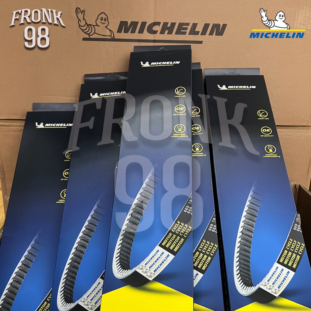 #มาใหม่!! สายพานแท้ Michelin – Motorcycle Belt สายพานขับเคลื่อน “SUZUKI” :  Step125 ,HATATE ,JERATO (27601-46G10-000) ราคา ถูกที่สุด ดีลบีเคเค แกลเลอรีภาพที่ 4