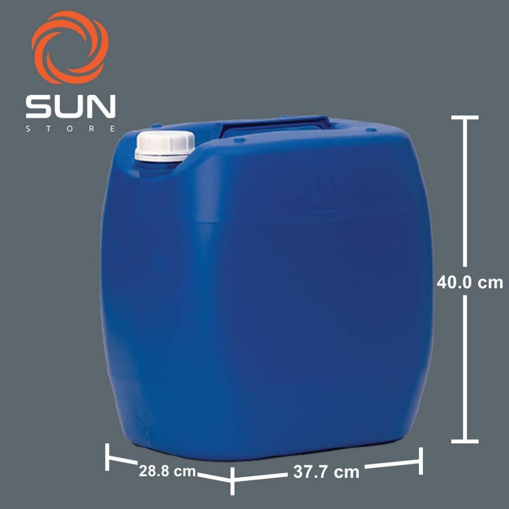 แกลลอนพลาสติก HDPE 30 ลิตร ทรง#3009 สีน้ำเงิน มือ 1 (Food Grade) **คำสั่งซื้อ 1 ครั้ง สั่งได้ 1 ใบนะคะ**