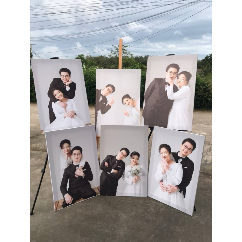 กรอบรูป กรอบลอยแคนวาส 1แถม1 ภาพพิมพ์แคนวาส พร้อมกรอบลอย ขนาด 50x70cm