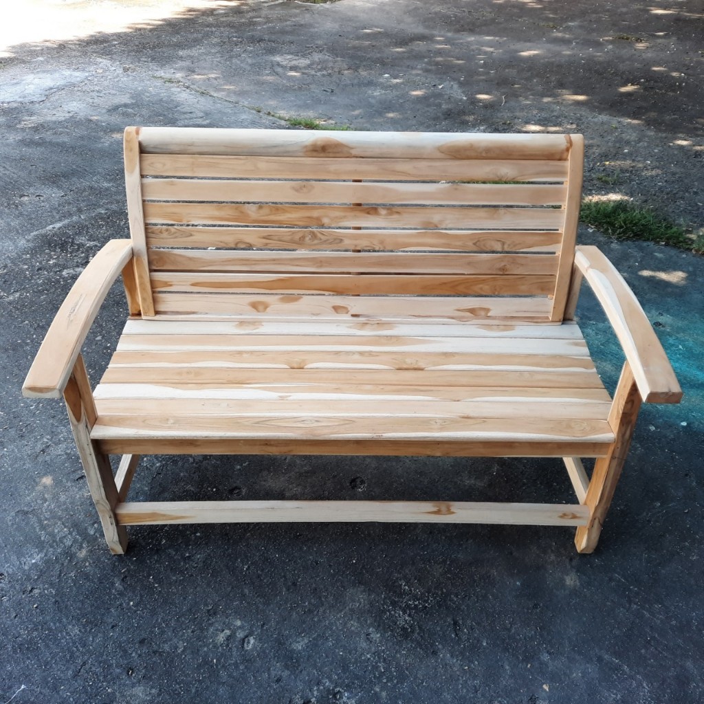 โซฟาม้วน ขนาด 50 x120 cm.เฟอร์นิเจอร์ไม้สัก (งานดิบ)