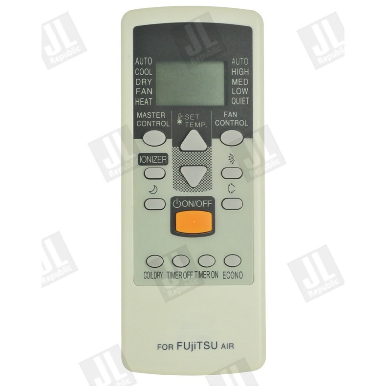 รีโมทแอร์ครอบจักรวาล สำหรับแอร์ยี่ห้อ ฟูจิสึ FUJITSU Universal Air-con remote