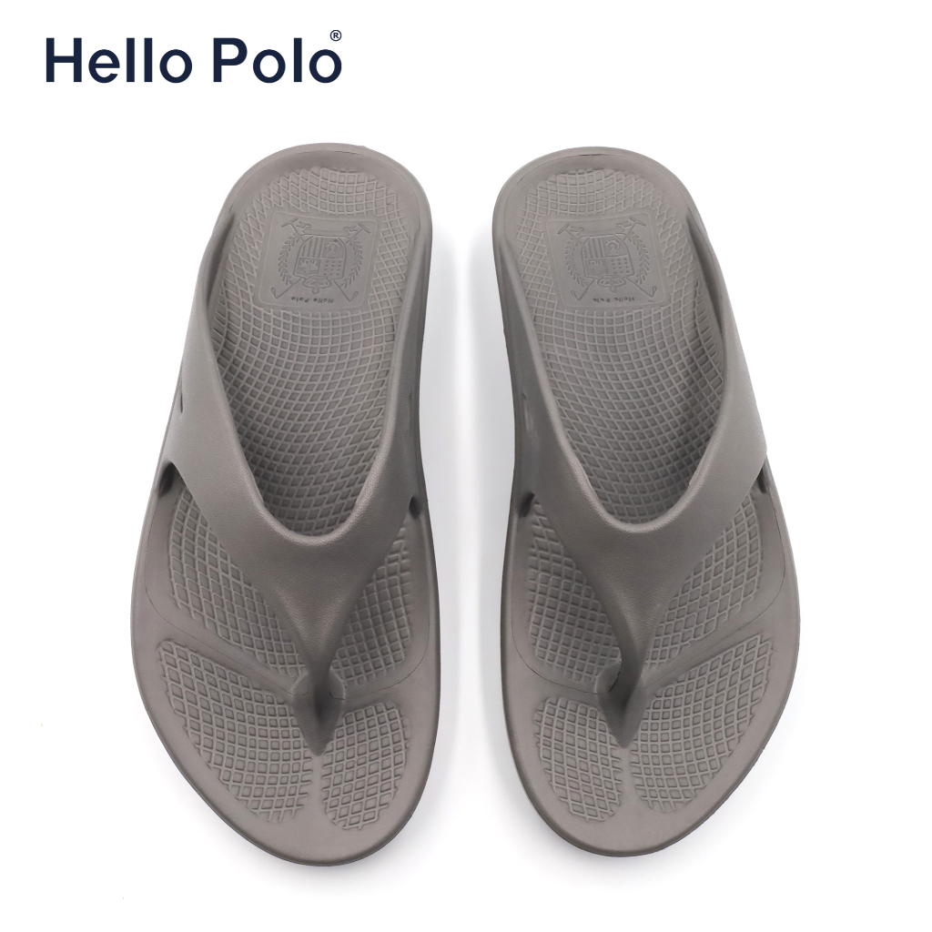 Hello Polo รองเท้าแตะเพื่อสุขภาพ กันลื่นกันน้ำ ลําลองแฟชั่น ใส่ในบ้าน ออกไปข้างนอก บอกลาปัญหาสุขภาพเท้า HP8002