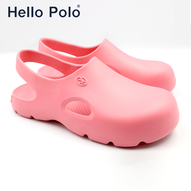 Hello Polo รองเท้าแตะผู้หญิง รองเท้าหัวโต แฟชั่นฤดูร้อน พื้นหนา กันลื่น  นิ่มเหมือนเหยียบขี้ HP8008W