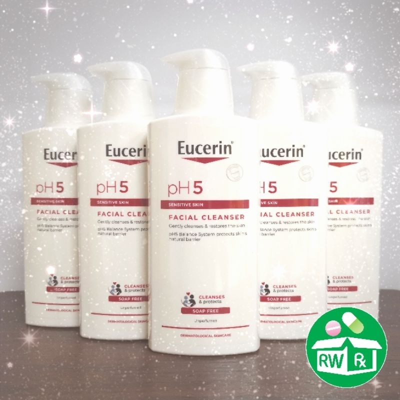 **Exp.7/27** EUCERIN pH5 Sensitive Facial Cleanser ผลิตภัณฑ์ทำความสะอาดผิวหน้า 400ml