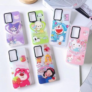 เคสTPU ลายการตูน งานเงาสท้อนแสง สำหรับรุ่น OPPO A15 A15S A16 A17 /A17K A53 4G A54 4G A57 4G A77S A78 5G