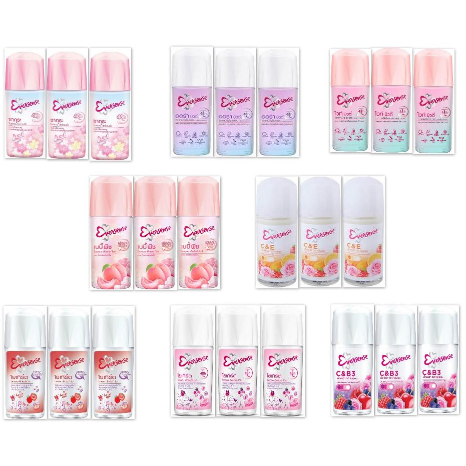 (แพ็ค 3 ชิ้น) / (ขนาด 25 มล. / 45 มล.) Eversense เอเวอร์เซ้นส์ โรลออน