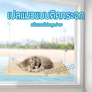 เปลแมวติดกระจก รับน้ำหนักได้ถึง 20kg เปลสัตว์เลี้ยงสีพาสเทล ที่นอนแมว บ้านแมว