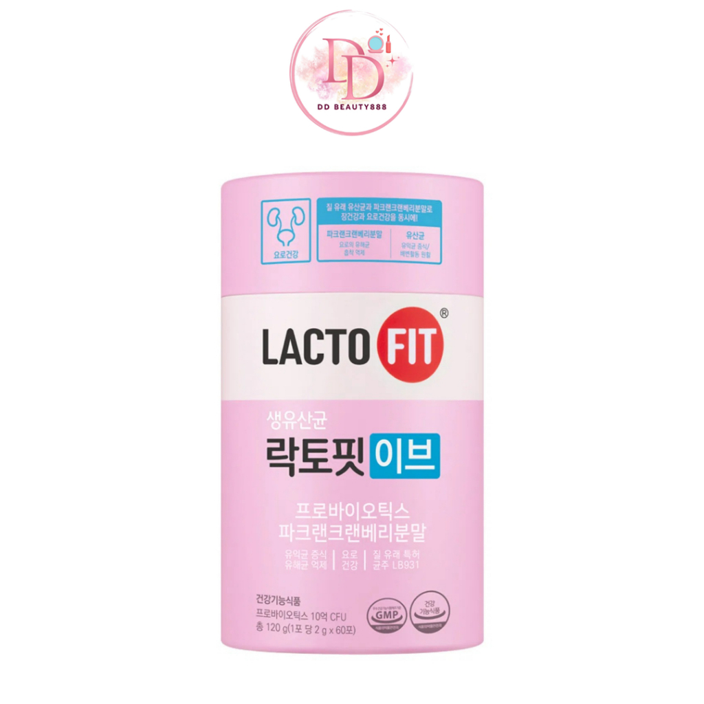 Lacto-Fit Probiotic Eve (2g x 60pcs) LactoFit (1 กระปุก 60 ซอง) เหมาะสำหรับผู้หญิง