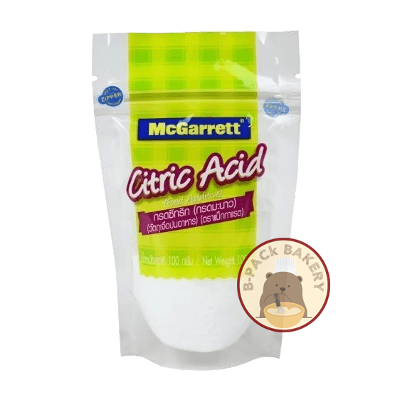 แม็กกาแรต กรดซิทริก (กรดมะนาว) Mcgarrett Citric Acid 100g