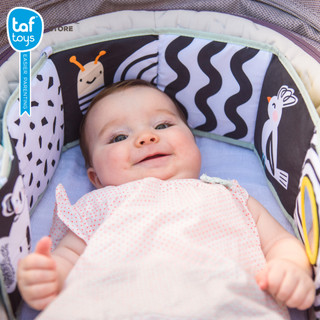 Taf Toys Cloth Book with Baby Mirror, Koala Clip on Pram Book, Developmental Book for 0 Months and Up image 5