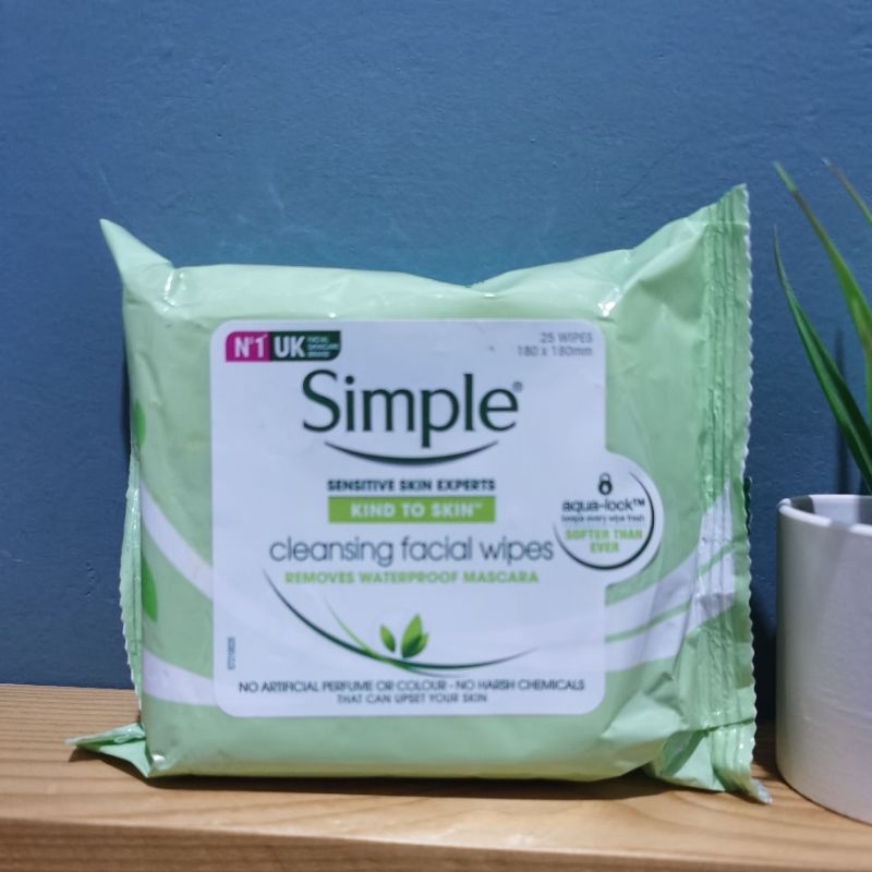 Simple​ Cleansing Facial Wipes​(25 wipes)​