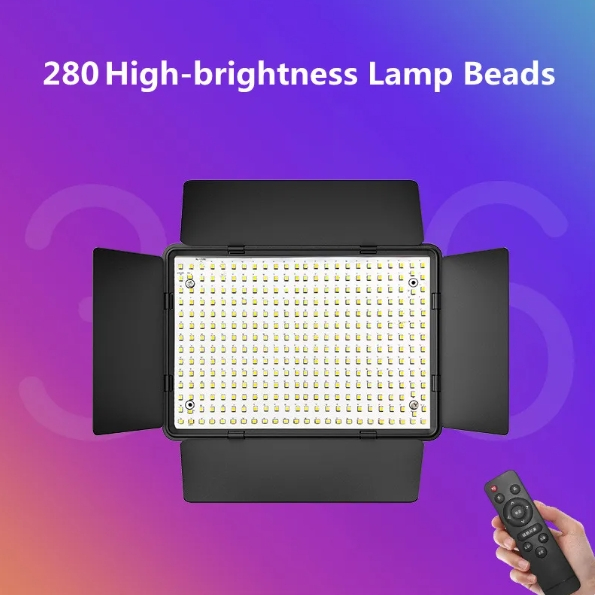 LEDU600+/U800+RGB ไฟ LED 3000K-6500K CRI95 + การถ่ายภาพแสงแผงสตูดิโอถ่ายภาพหลอดไฟสำหรับ youtube Vlog ที่ถ่ายทอดสด