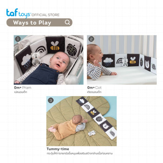Taf Toys หนังสือผ้า Savannah Black & White Book หนังสือ เสริมพัฒนาการ 0 เดือน ขึ้นไป รูปที่ 7