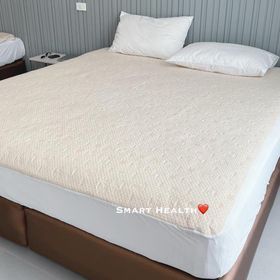 ผ้ารองกันฉี่ ผ้าปูกันน้ำ 180x200 cm. (6 ฟุต รัดขอบ) ผ้ารองฉี่เด็ก ทารก ผู้สูงอายุ ผู้ป่วยติดเตียง ผ้ารองที่นอน King Size