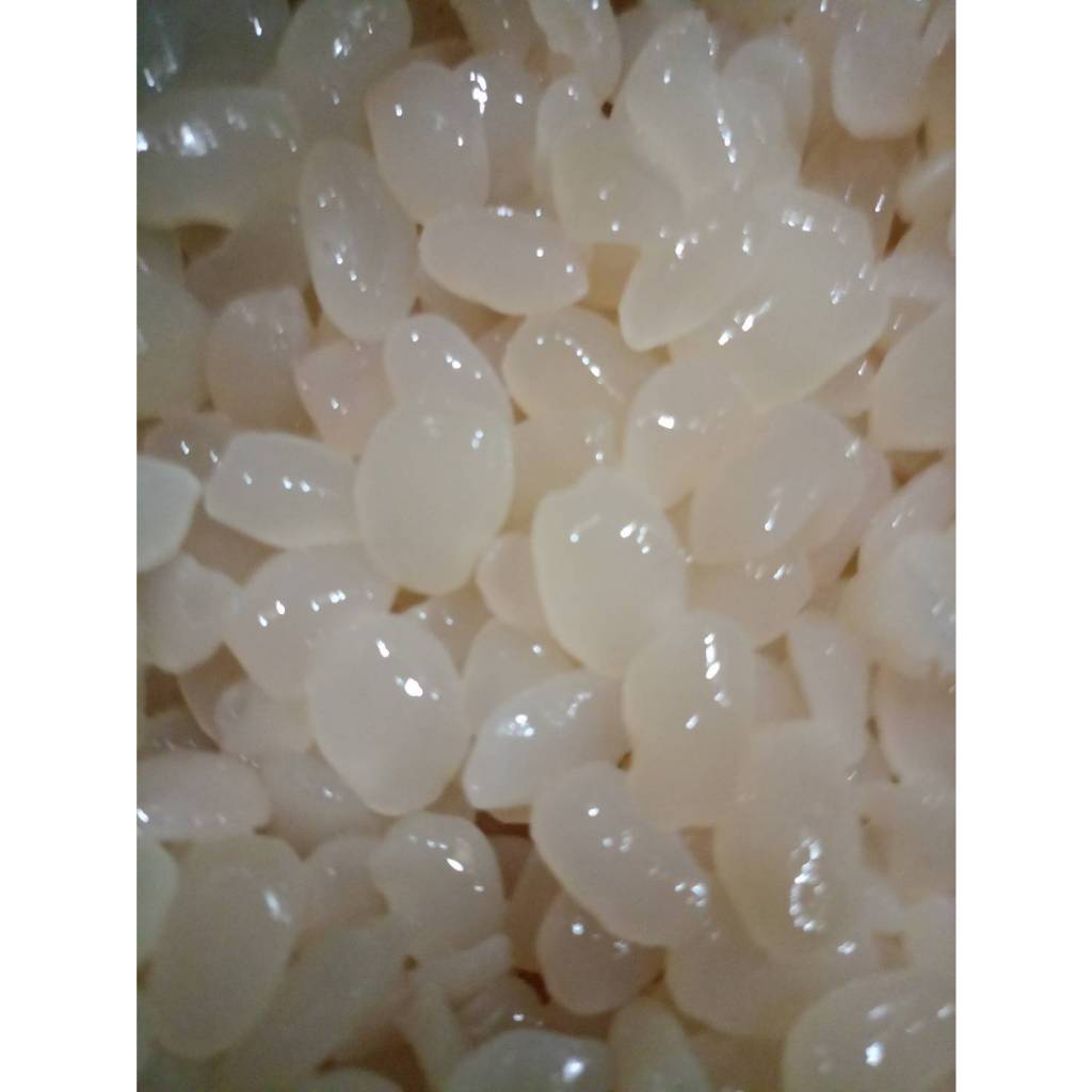 ลูกชิดจืด ต้มสุก ไม่ผสมน้ำตาล เม็ดอ่อน แพ็ค 1 kg. 129 บาท