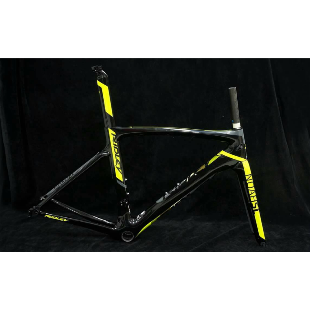 เฟรมเสือหมอบ คาร์บอน Ridley Noah SL - Black/Neon Yellow 2017 Size S