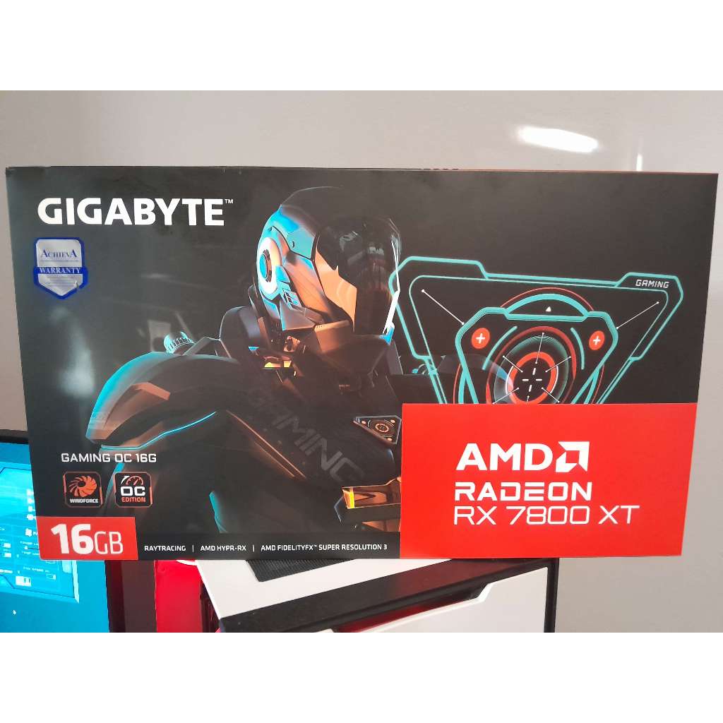 (พร้อมส่ง)การ์ดจอ VGA GIGABYTE RADEON RX 7800 XT GAMING OC 16GB มือสองสภาพใหม่