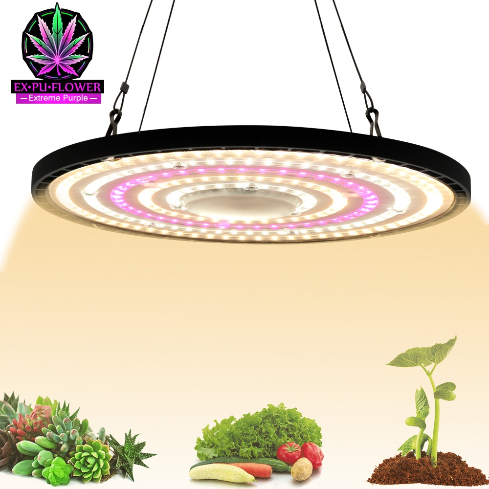 หลอดไฟปลูกต้นไม้ 100W 150W 200W ไฟปลูกต้นไม้ กันน้ำ IP65 LED Grow Light ไฟปลูก ไฟต้นไม้ แสงอาทิตย์ ส