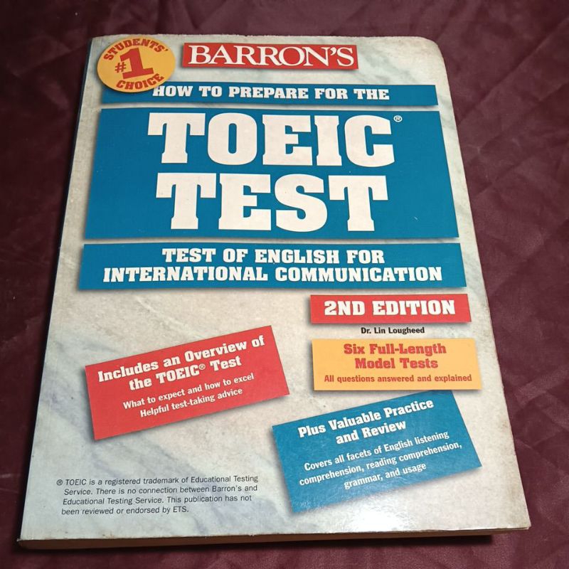 TOEIC TEST กระดาษเหลือง