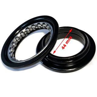 ชุดถ้วยคอจักรยานเสือภูเขา แบบอัดลูกปืนพวง ขนาดคอ 44/34 mm. ซาง1-1/8นิ้ว สำหรับอะไหล่รถจักรยาน
