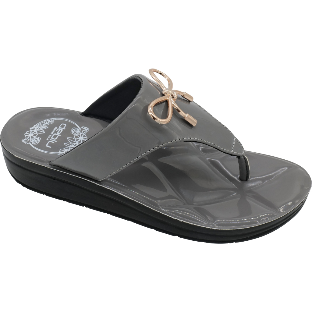 NFshoes ถูกสุด! รองเท้าแตะหญิง หูคีบ ติดโบว์ เพื่อสุขภาพ Deblu เดอบลู รุ่น L9403 ไซส์ 36-41 พื้นนุ่ม เบา ใส่สบาย