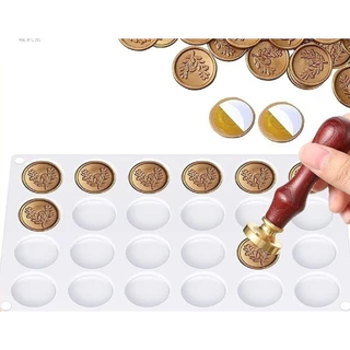 แม่พิมพ์ซิลิโคน วงกลม สำหรับตราประทับครั่ง (พร้อมส่งจากไทย)