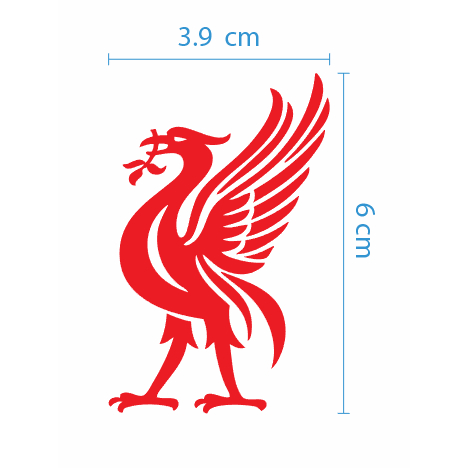 สติกเกอร์ ตัด ไดคัท หงส์แดง ยืนเดี่ยว สูง 6 ซม. วัสดุเป็น PVC กันน้ำ ทนแดด
