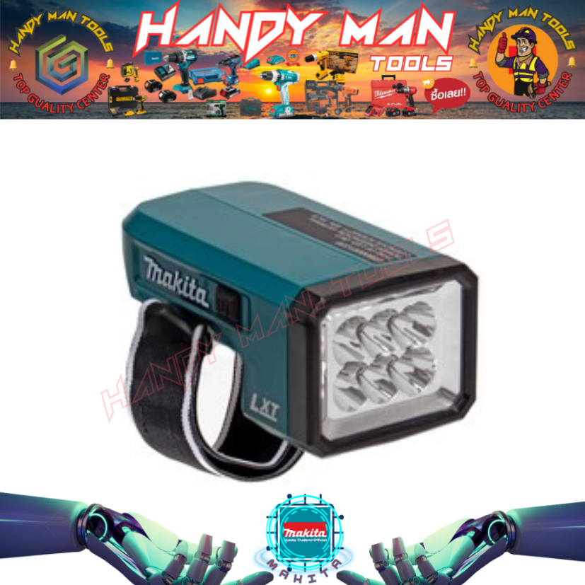 MAKITA รุ่น DML-186 ไฟฉายไร้สาย LED 18 โวลต์ ไฟฉาย LED 6 ดวง ไม่รวมแบตเตอรี่และแท่นชาร์จ (สินค้ามีคุ