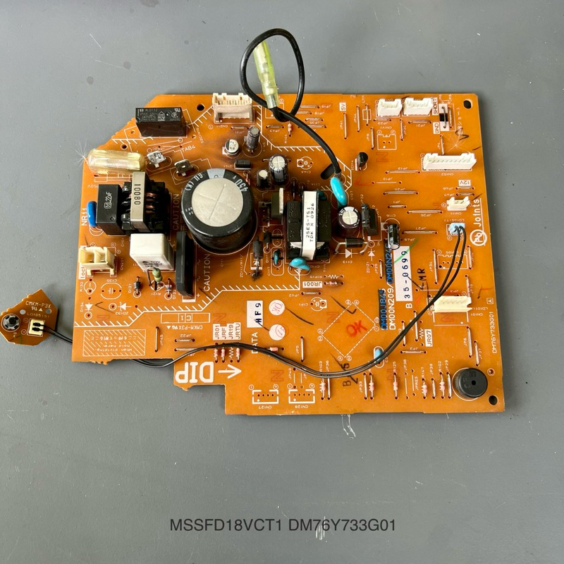 DM76Y733G01 แผงวงจรแอร์ Mitsubishi Electric แผงบอร์ดแอร์มิตซู รุ่น MSSFD18VCT-1 อะไหล่แท้ อะไหล่ถอด