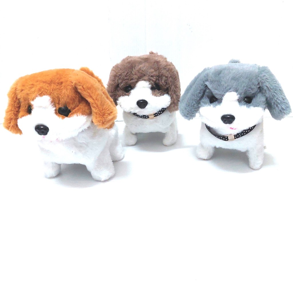หมา ขนปุย น่ารัก ใส่ถ่าน เดินได้ เห่าได้ น่ารัก ถูกใจ เด็กๆ แน่นอน เทสก่อนส่ง ราคาถูก