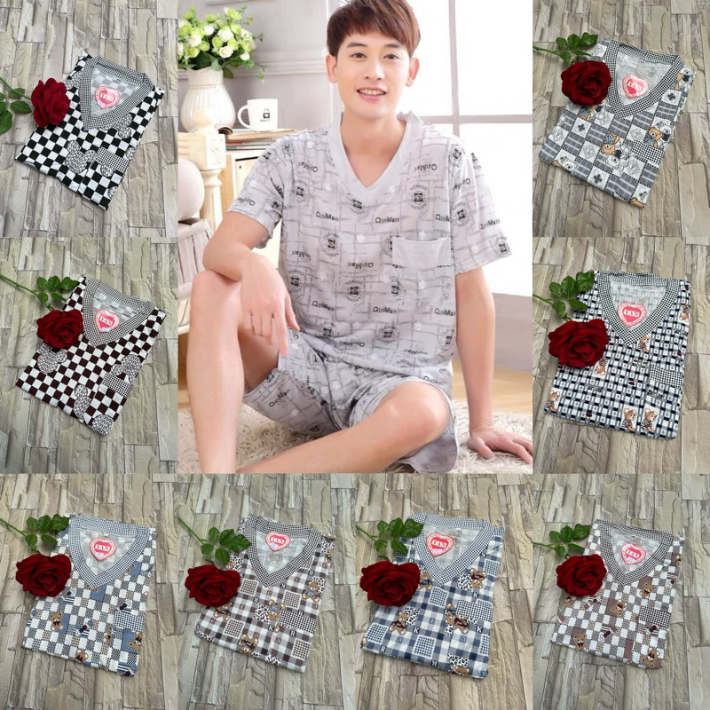 ชุดนอน(ผ้านิ่ม)ผ้าเด้งใส่​ได้​ผู้ชาย​และ​ผู้​หญิงราคาส่งขายถูกโรงงานมาเองผ้าเนื้อดีส่ง จากไทย