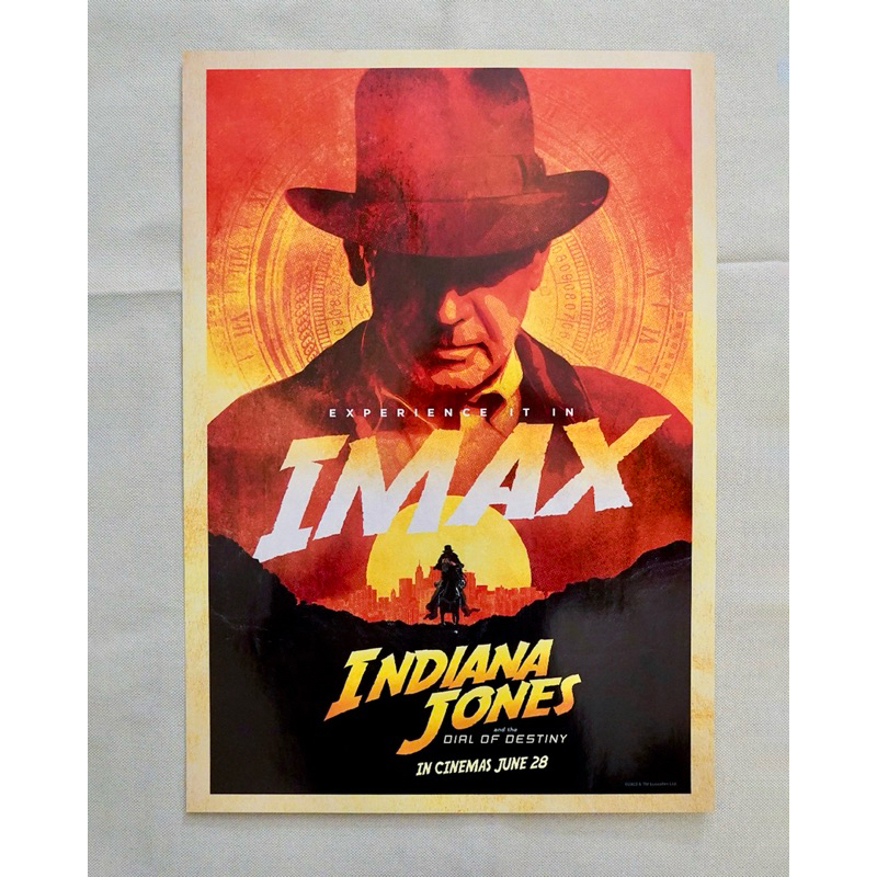 โปสเตอร์ของแท้ “INDIANA JONES 5” IMAX จาก Major Cineplex - Poster “MISSION IMPOSSIBLE 7” IMAX