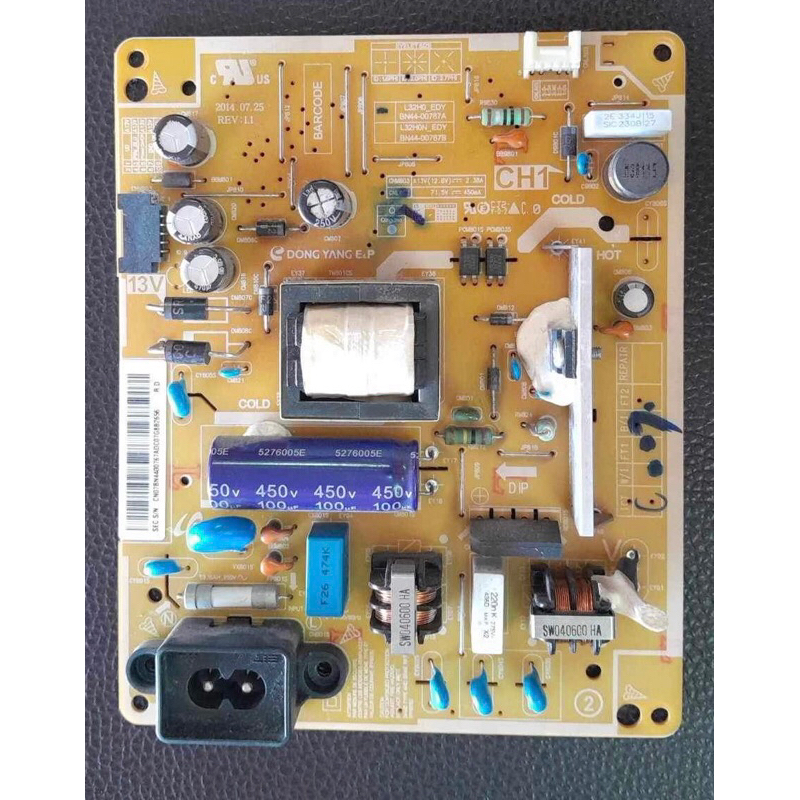 Power supply Samsung เพาเวอร์ ซัพพลาย ซัมมซุง UA32FH4003KXXT พาร์ท BN44-00767A(สินค้าถอดสภาพดี)