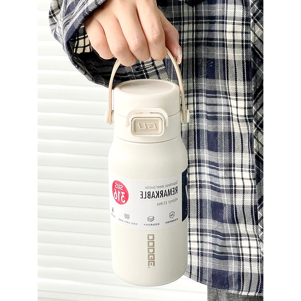 DODGEแท้% ขวดน้ำเก็บความเย็น กระติกน้ำ กระติกน้ำสแตนเลส SUS316 ขวดน้ำออกกำลังกาย กระบอกน้ำพกพา ขนาด5