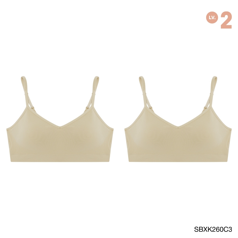 Sabina เสื้อชั้นใน (Set 2 ชิ้น ) รุ่น Soft Collection รหัส SBXK260C3 สีเนื้อเข้ม