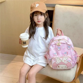 Gany Sanrio Kuromi Pochacco Cinnamon กระเป๋าเป้สะพายหลัง อเนกประสงค์ ความจุขนาดใหญ่ สําหรับเด็กนักเรียน