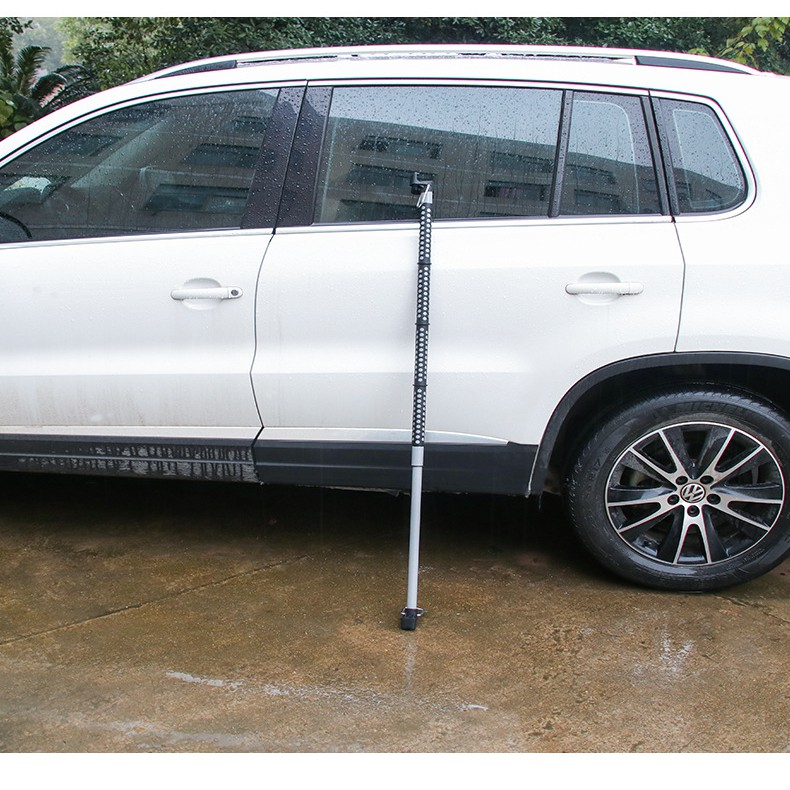 【ส่งจากไทย】ที่แขวนเสื้อในรถ ราวตากผ้าด้านหลังเบาะรถยนต์ ราวตากผ้าด้านหลังพับเก็บได้ เสาตากผ้า รับน้ำหนักได้ 60กก - รูปที่ 4