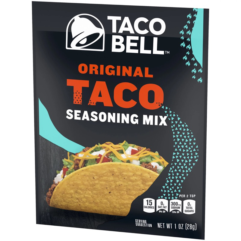 Taco bell Taco seasoning 28g. ผงปรุงรสเนื้อ ทาโก้เบล นำเข้า