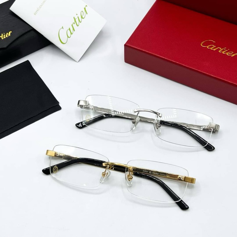 New Arrivals  Cartier Glasses  กรอบแว่นสายตา | งาย | ออริ  | ไซส์ | ดูที่รรูปขาแว่น | อุปกรณ์ | กล่องตามรูป