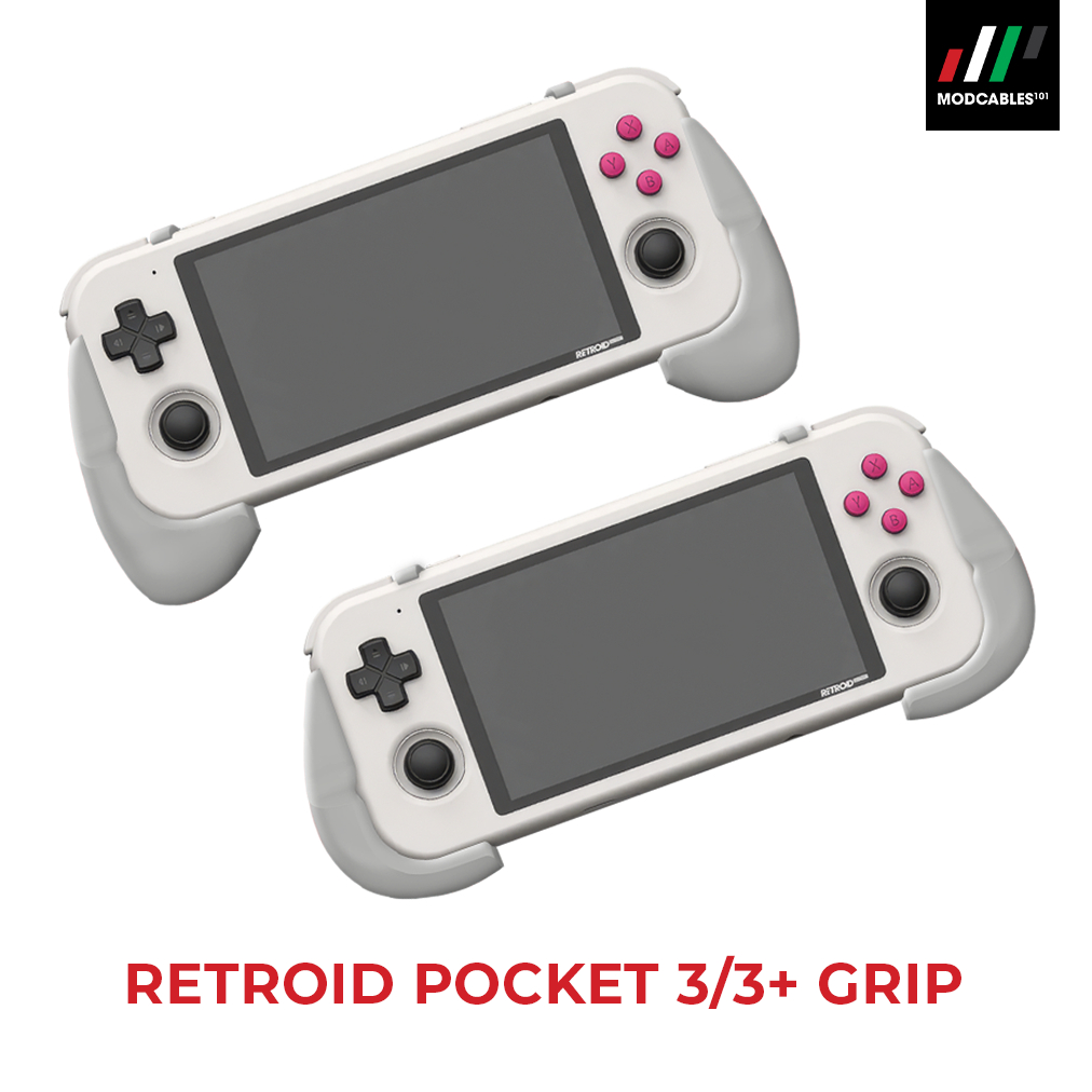 Grip สำหรับเครื่องเล่นเกมส์ Retroid Pocket 3/3+ มีสองแบบให้เลือก