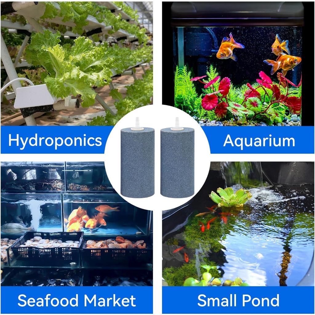 หัวทรายตู้ปลา หัวทรายออกซิเจน ตู้ปลาขนาดเล็ก หัวออกซิเจน ทรงกระบอก สีเทา 10 ก้อน ส่งด่วนในไทย - รูปที่ 6