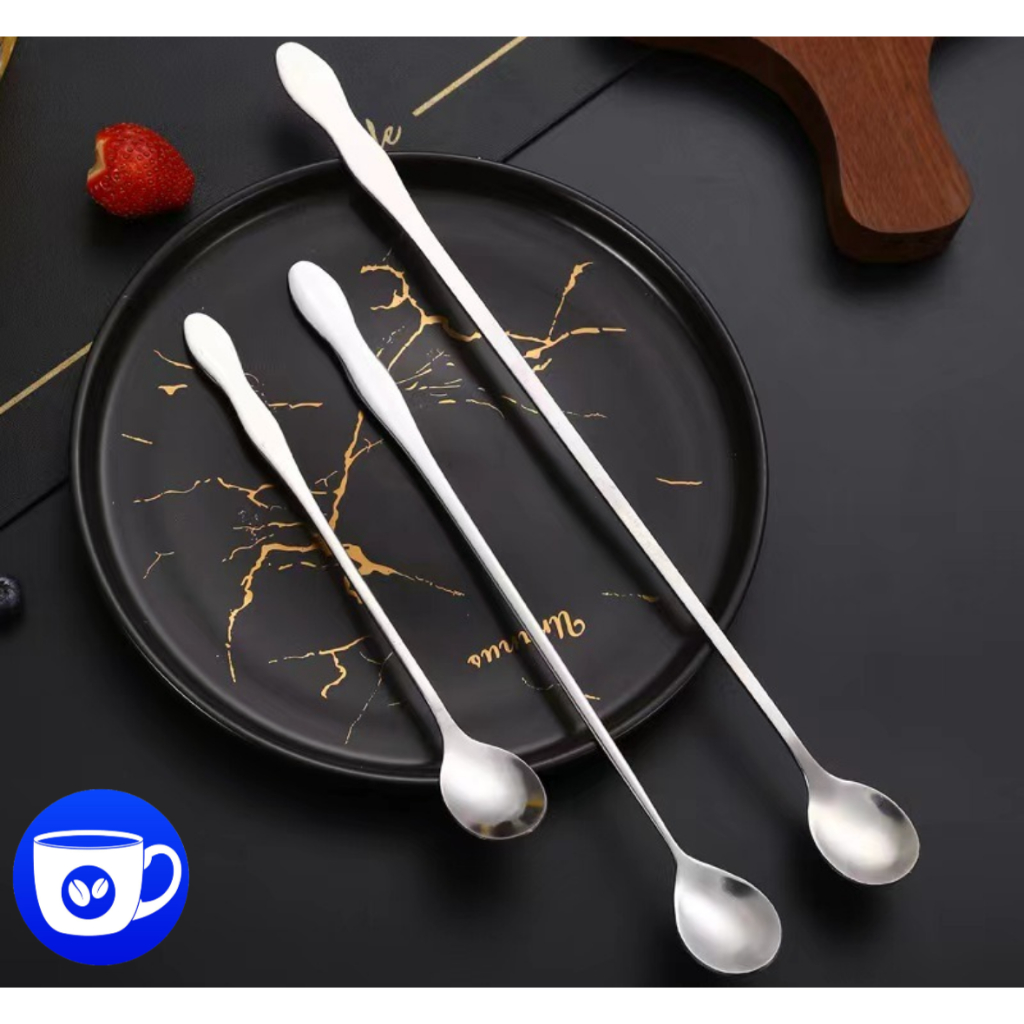 BlueBird ช้อนคนด้ามยาว สแตนเลส มีให้เลือก ยาว 20/26 ซม. stirring spoon